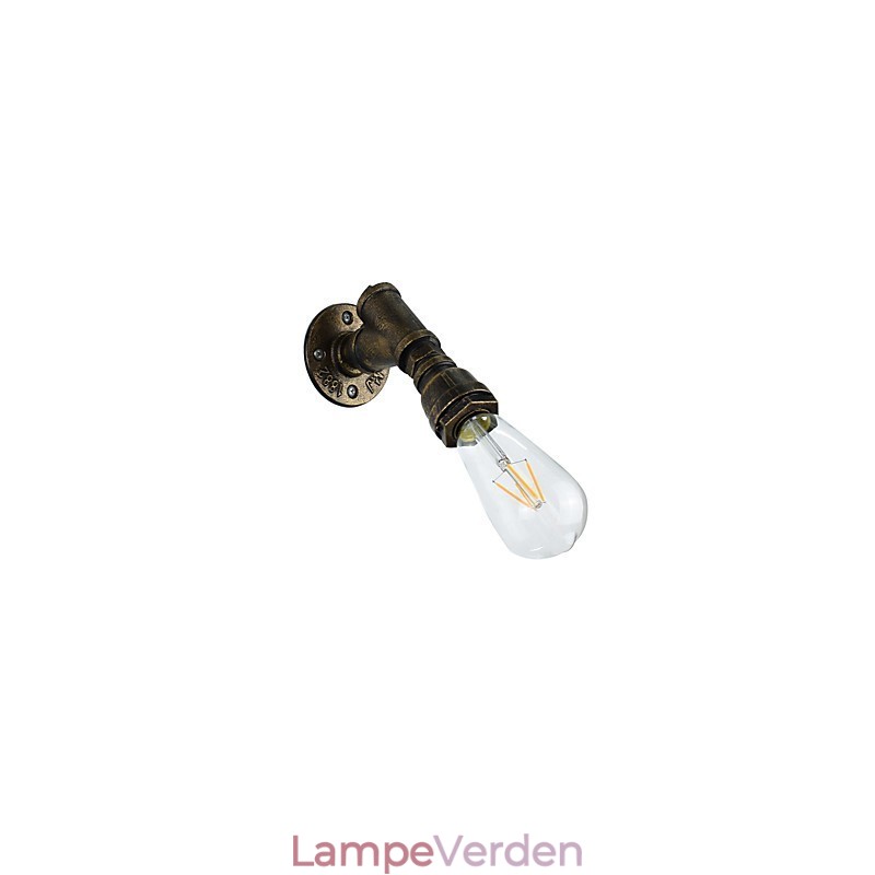 Væglampe Væglamper Vægjern Væglampe Stum Sort Lyssværd Lampe På Væg