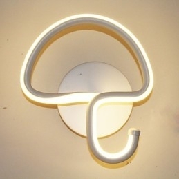Moderne Minimalistisk Lampe Soveværelse Sengelampe Gange Hotel Projekt Belysning Aluminium Cirkulær Væglampe