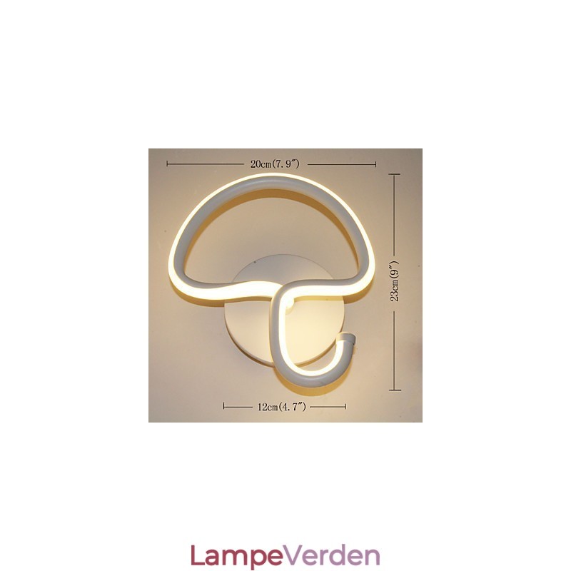 Moderne Minimalistisk Lampe Soveværelse Sengelampe Gange Hotel Projekt Belysning Aluminium Cirkulær Væglampe
