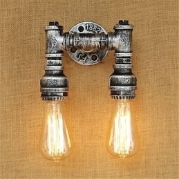 Rustik Lodge Country Retro maleri funktion til Mini Style Ambient Light Wall Sconces