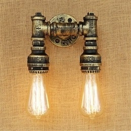 Rustik Lodge Country Retro maleri funktion til Mini Style Ambient Light Wall Sconces