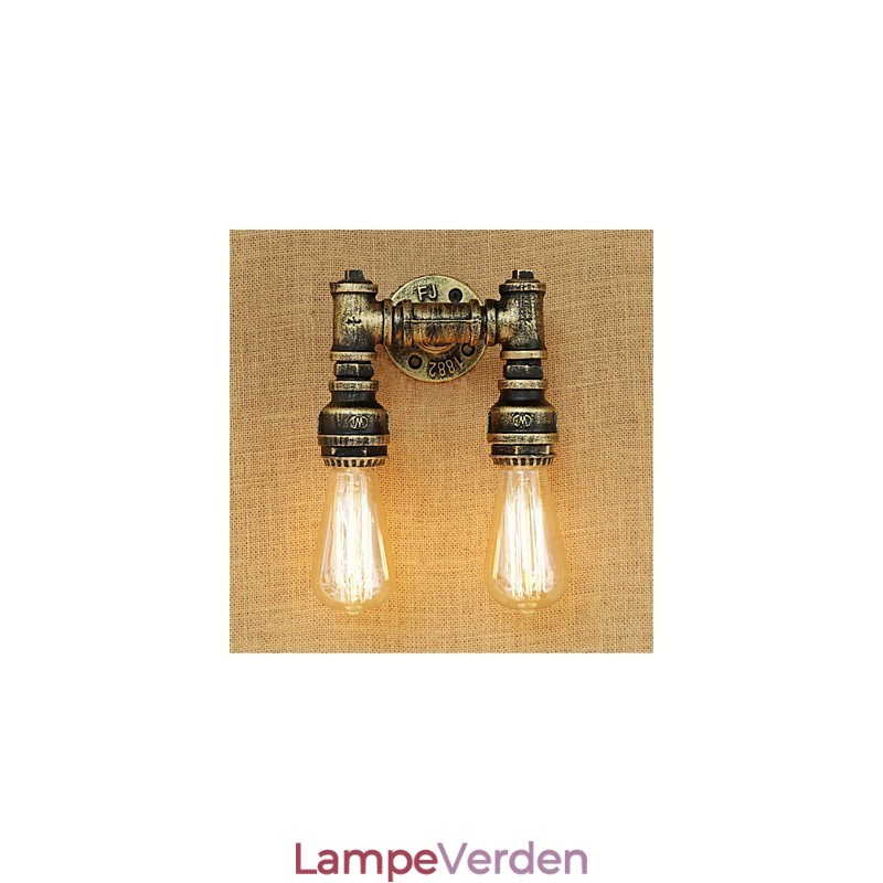 Rustik Lodge Country Retro maleri funktion til Mini Style Ambient Light Wall Sconces