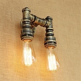 Rustik Lodge Country Retro maleri funktion til Mini Style Ambient Light Wall Sconces
