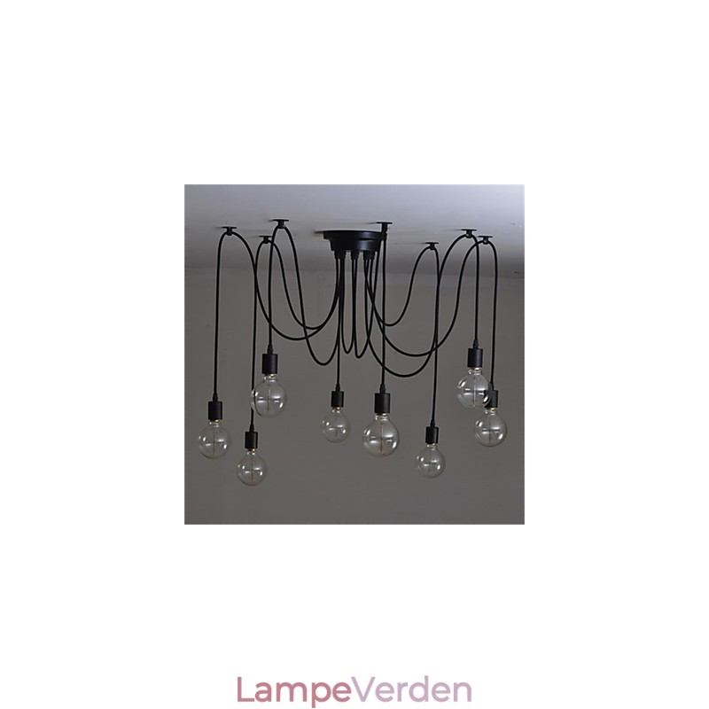 American Country Retro 8 Head Beauty Flower Pendant
