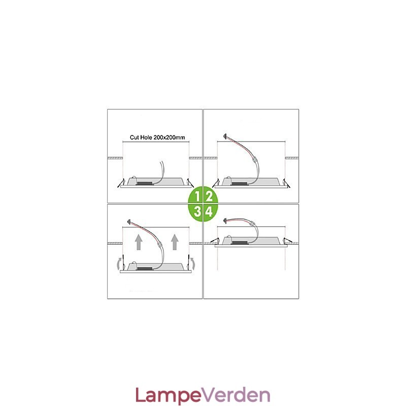 Moderne moderne maleri Metal Flush Mount