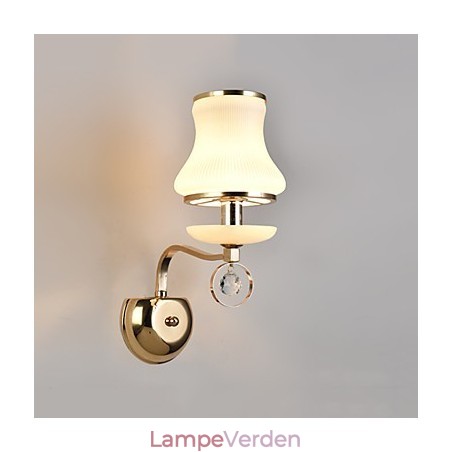 Moderne moderne galvaniseret funktion til Crystal Ambient Light Wall Sconces Wall Light Moderne moderne galvaniseret funktion til Crystal Ambient Light Wall Sconces Wall Light
