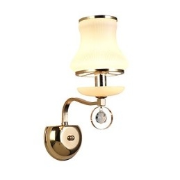 Moderne moderne galvaniseret funktion til Crystal Ambient Light Wall Sconces Wall Light