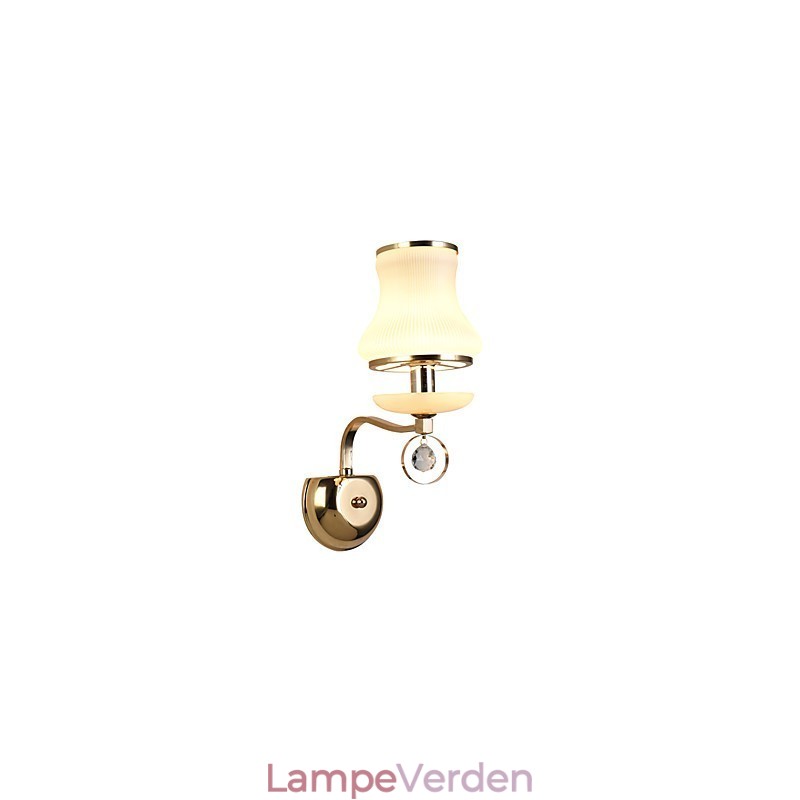 Moderne moderne galvaniseret funktion til Crystal Ambient Light Wall Sconces Wall Light