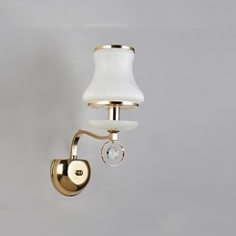 Moderne moderne galvaniseret funktion til Crystal Ambient Light Wall Sconces Wall Light