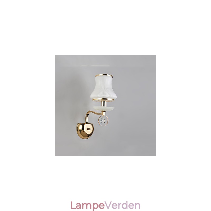 Moderne moderne galvaniseret funktion til Crystal Ambient Light Wall Sconces Wall Light