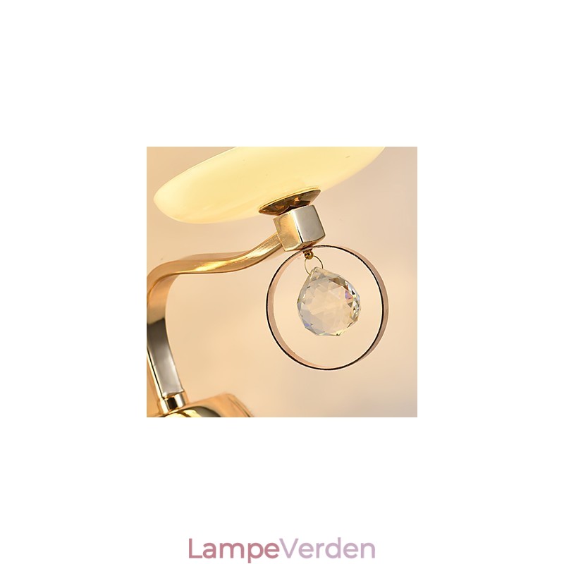 Moderne moderne galvaniseret funktion til Crystal Ambient Light Wall Sconces Wall Light
