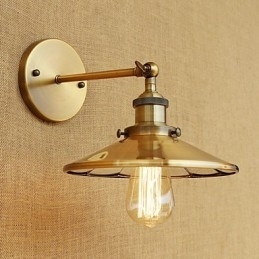 Rustik Lodge Country Retro galvaniseret funktion til Mini Style Ambient Light Wall Sconces