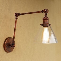 Country Retro galvaniseret funktion til mini-stil øjenbeskyttelse svingarmslys