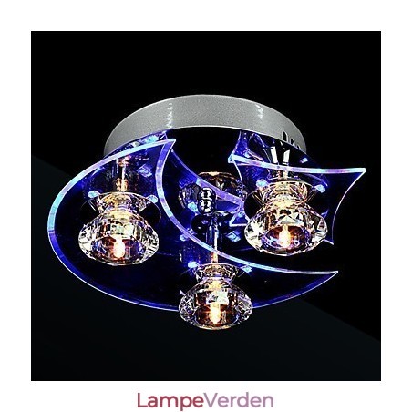 Lysekrone Moderne Krystal Living 3 Lys Lysekrone Moderne Krystal Living 3 Lys