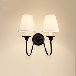 Rustik Lodge Black Oxide Finish Funktion til øjenbeskyttelse Ambient Light Wall Sconces Wall Light