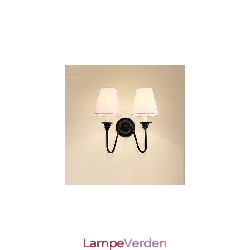 Rustik Lodge Black Oxide Finish Funktion til øjenbeskyttelse Ambient Light Wall Sconces Wall Light
