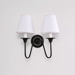 Rustik Lodge Black Oxide Finish Funktion til øjenbeskyttelse Ambient Light Wall Sconces Wall Light