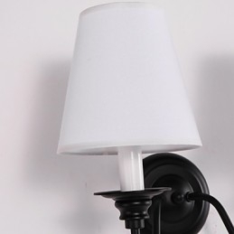 Rustik Lodge Black Oxide Finish Funktion til øjenbeskyttelse Ambient Light Wall Sconces Wall Light