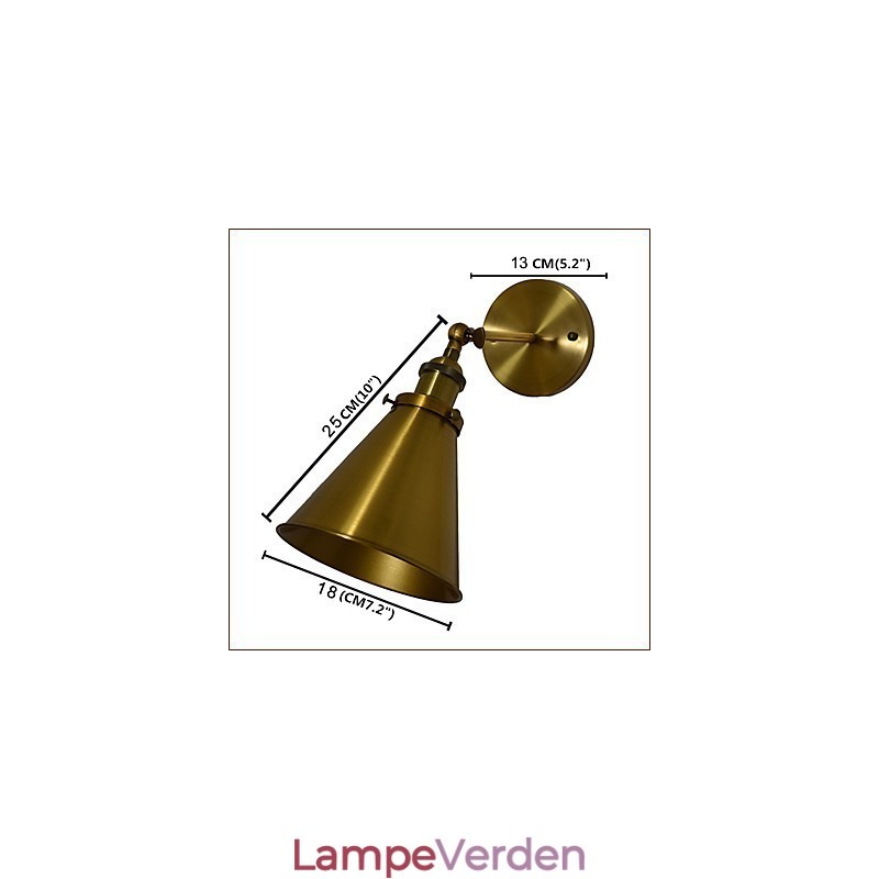 Væglampe Væglamper Vægjern Væglampe Stum Sort Lyssværd Lampe På Væg