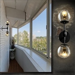 Rustik Lodge Country galvaniseret funktion til Mini Style Ambient Light Wall Sconces Wall Light