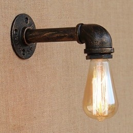Country Retro Painting Feature til Mini Style Swing Arm Ambient Light Wall Sconces