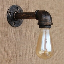 Country Retro Painting Feature til Mini Style Swing Arm Ambient Light Wall Sconces