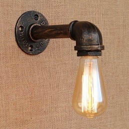 Country Retro Painting Feature til Mini Style Swing Arm Ambient Light Wall Sconces