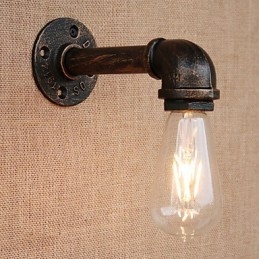 Country Retro Painting Feature til Mini Style Swing Arm Ambient Light Wall Sconces