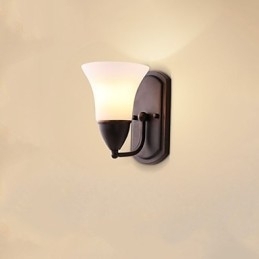 Rustik Lodge Black Oxide Finish Funktion til øjenbeskyttelse Ambient Light Wall Sconces Wall Light