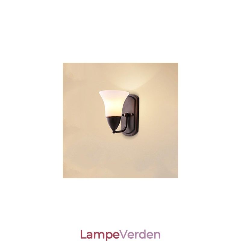 Rustik Lodge Black Oxide Finish Funktion til øjenbeskyttelse Ambient Light Wall Sconces Wall Light