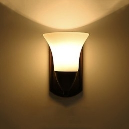 Rustik Lodge Black Oxide Finish Funktion til øjenbeskyttelse Ambient Light Wall Sconces Wall Light