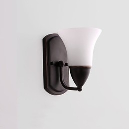 Rustik Lodge Black Oxide Finish Funktion til øjenbeskyttelse Ambient Light Wall Sconces Wall Light