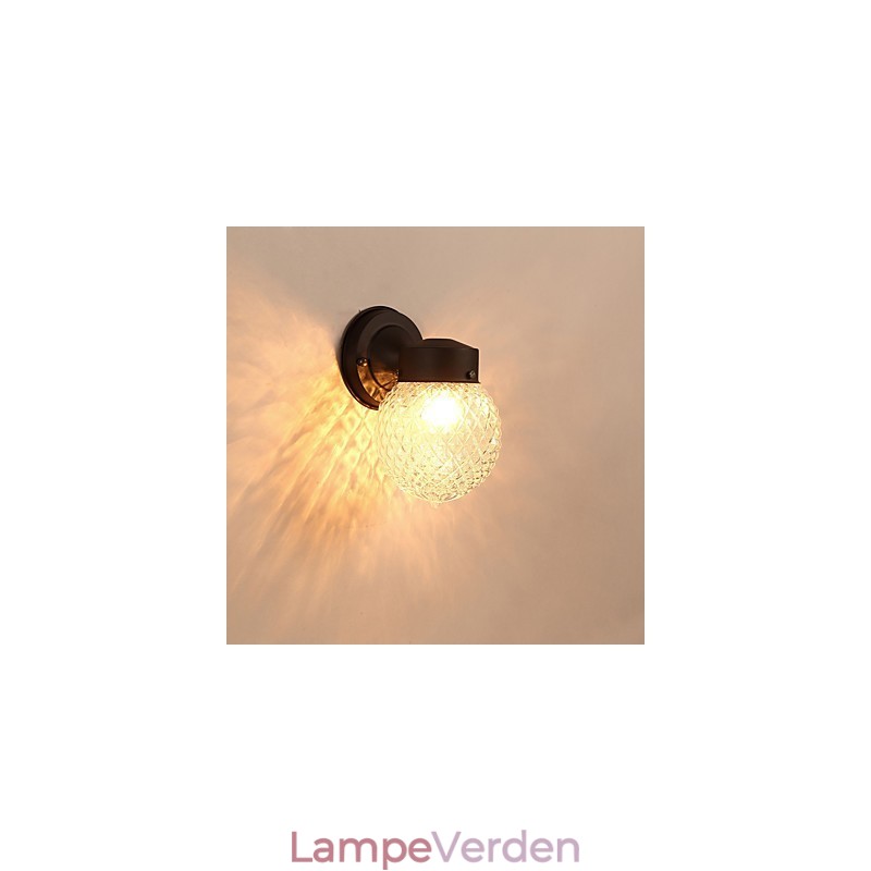 Væglampe Moderne Moderne Sort Oxide Finish Funktion til Mini Style Ambient Light Wall Sconces