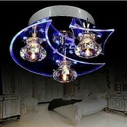 Lysekrone Moderne Krystal Living 3 Lys