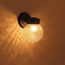 Væglampe Moderne Moderne Sort Oxide Finish Funktion til Mini Style Ambient Light Wall Sconces