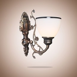 Enkel amerikansk væglampe Sengelampe Stue Dekorativ lampe Smedejern europæisk stil Kreativ væglampe