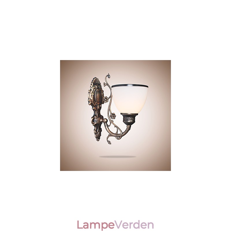 Enkel amerikansk væglampe Sengelampe Stue Dekorativ lampe Smedejern europæisk stil Kreativ væglampe