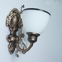 Enkel amerikansk væglampe Sengelampe Stue Dekorativ lampe Smedejern europæisk stil Kreativ væglampe