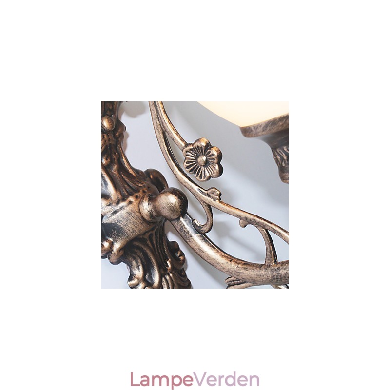 Enkel amerikansk væglampe Sengelampe Stue Dekorativ lampe Smedejern europæisk stil Kreativ væglampe