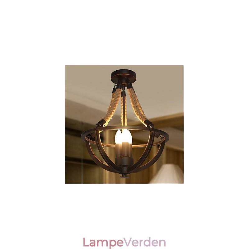 American Ceiling Retro Rope Simple Lampe