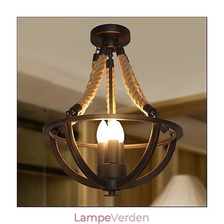 American Ceiling Retro Rope Simple Lampe American Ceiling Retro Rope Simple Lampe
