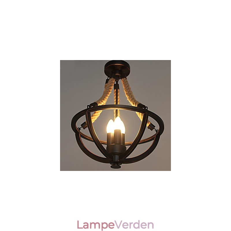 American Ceiling Retro Rope Simple Lampe