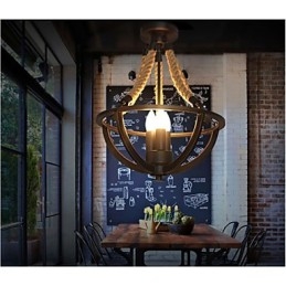 American Ceiling Retro Rope Simple Lampe