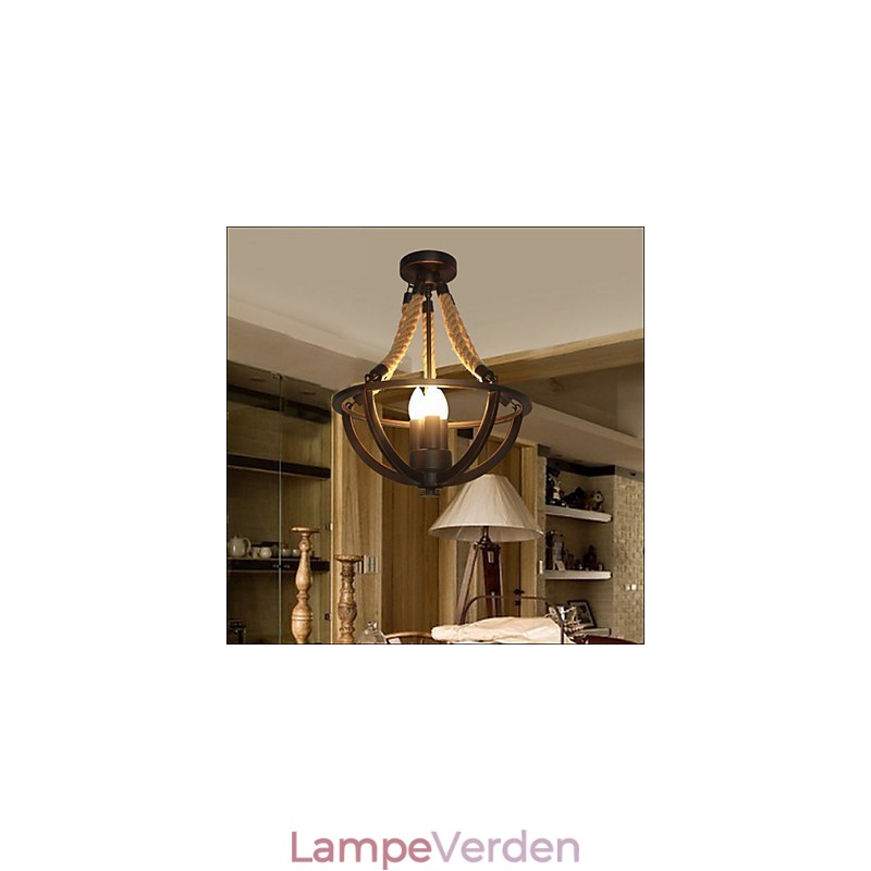 American Ceiling Retro Rope Simple Lampe