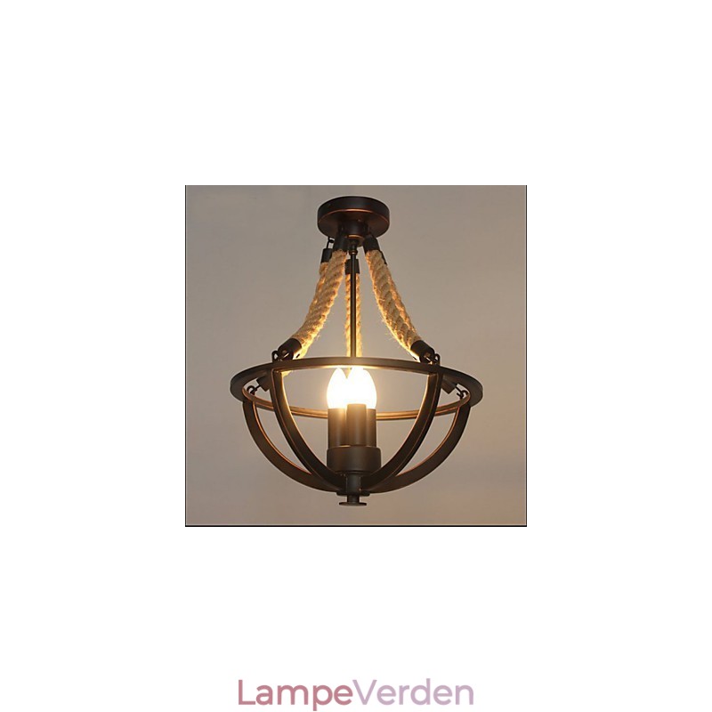 American Ceiling Retro Rope Simple Lampe