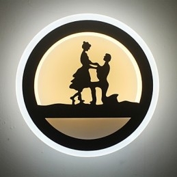 Sengebordsdekorationslampe Soveværelse Kreativ Stue Lys Ganglampe Moderne Minimalistisk Væglampe