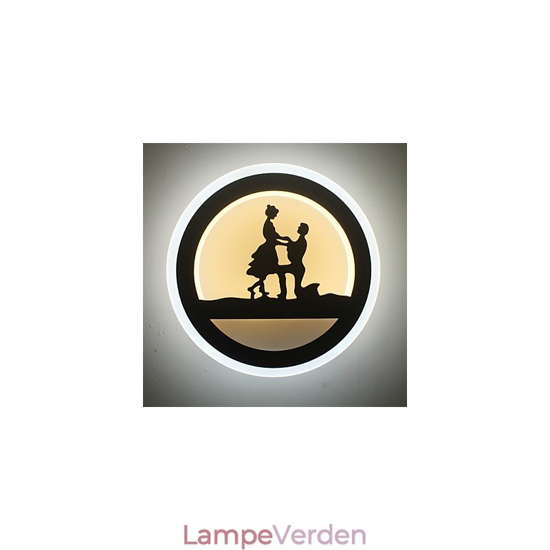 Sengebordsdekorationslampe Soveværelse Kreativ Stue Lys Ganglampe Moderne Minimalistisk Væglampe
