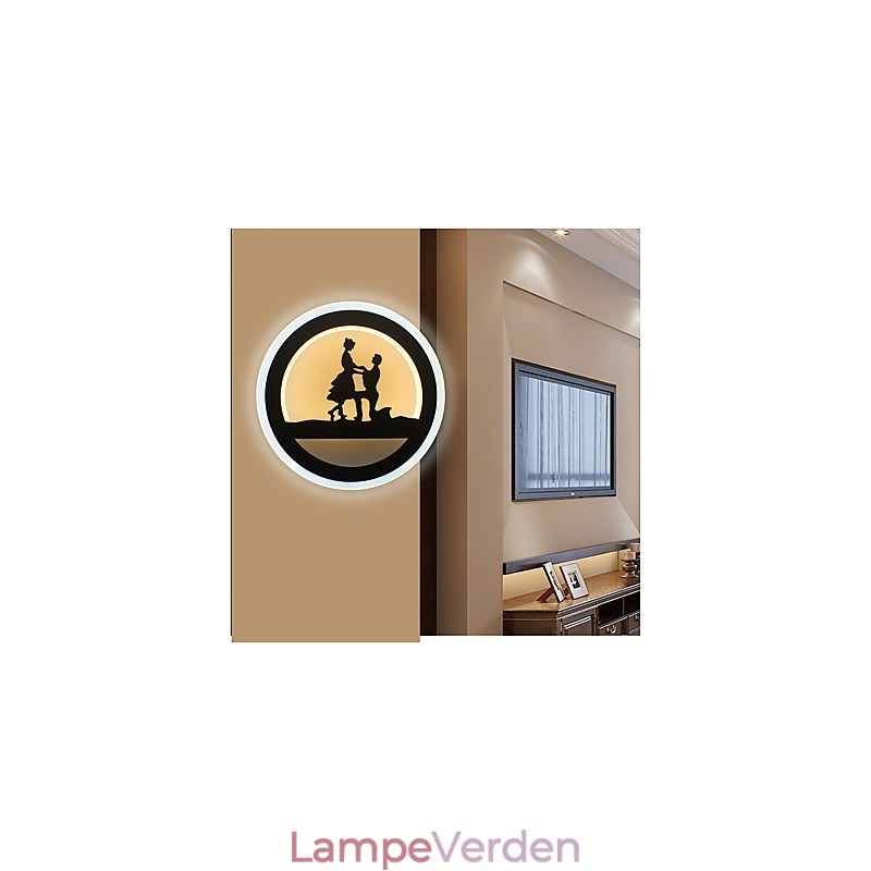 Sengebordsdekorationslampe Soveværelse Kreativ Stue Lys Ganglampe Moderne Minimalistisk Væglampe