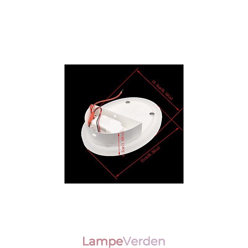 Blomme udskåret akryl scrub væglampe rundformet sengelampe korridor lys varm hvid AC220V