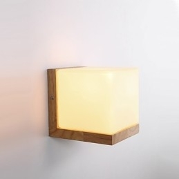 Novelty Country Feature for Mini Style Øjenbeskyttelse Omgivelseslys Sconces Natlampe ved sengekanten Kreativ Balkon Væglampe